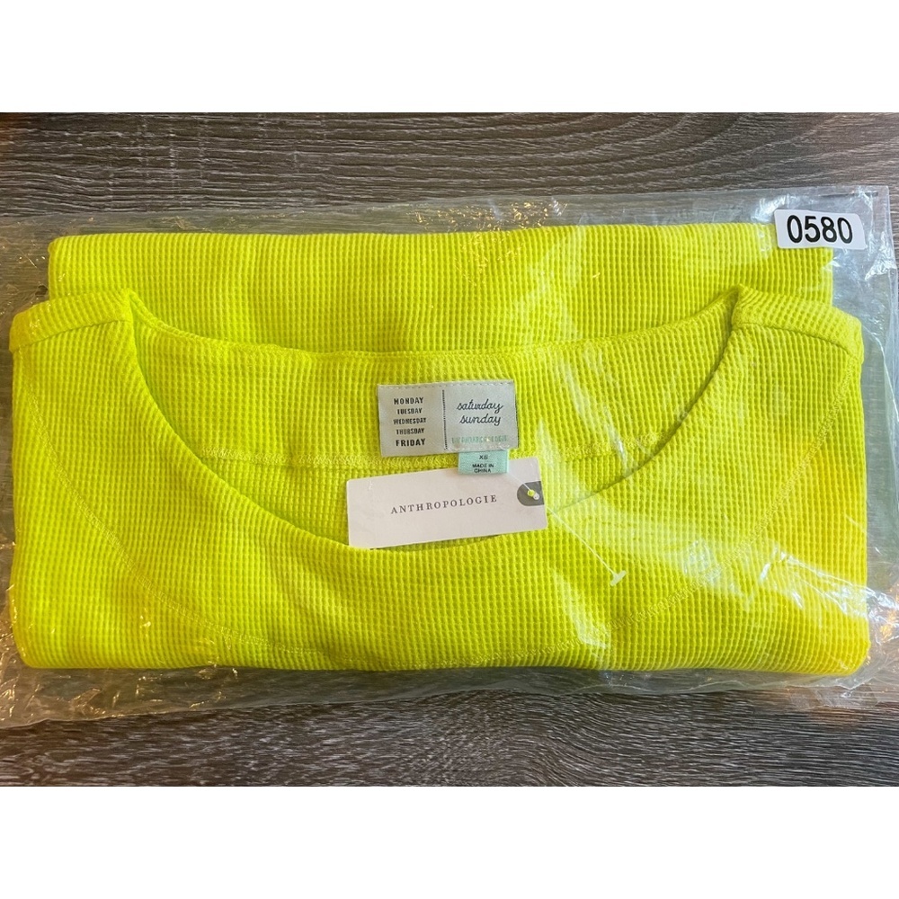 Anthropology Citron Top - Picture 8 of 9
